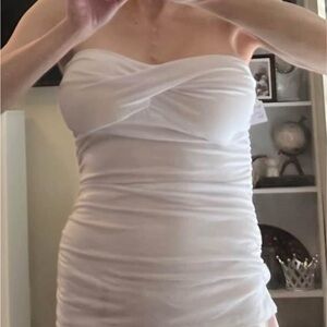 Wet Seal Strapless White tube top